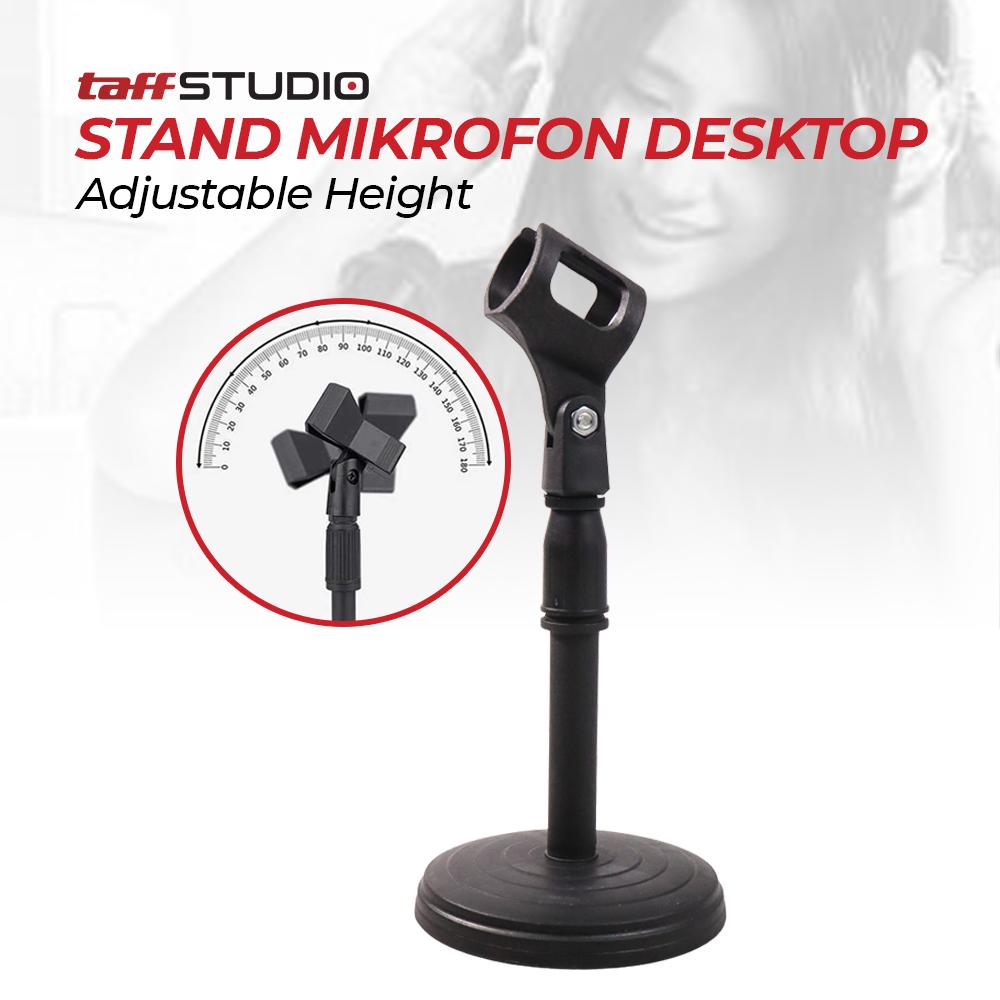 TaffSTUDIO Stand Mic Mikrofon Desktop Disc Microphone Holder