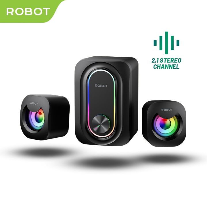 Speaker ROBOT RS190 Laptop/PC/Gaming Soundbar Super Bass Portable RGB