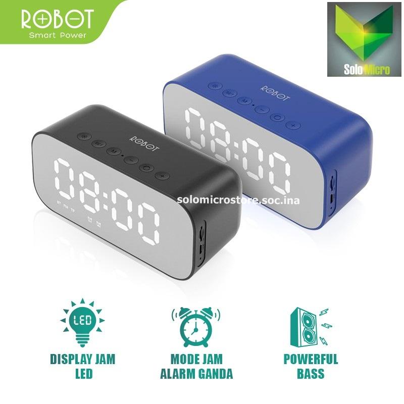 Speaker Bluetooth Robot RB560 Alarm Clock LED Indicator Bluetooth 5.0