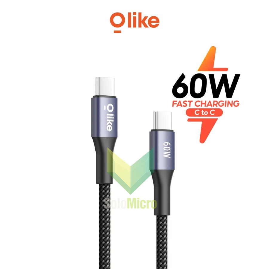 OLIKE Kabel Data D115 Fast Charging 60W 240W Data Cable 120cm Type C To C