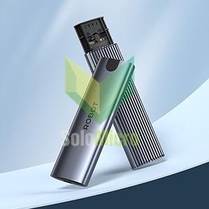 ROBOT RMSD10S M.2 SATA/NGFF SSD Enclosure 5Gbps Grey