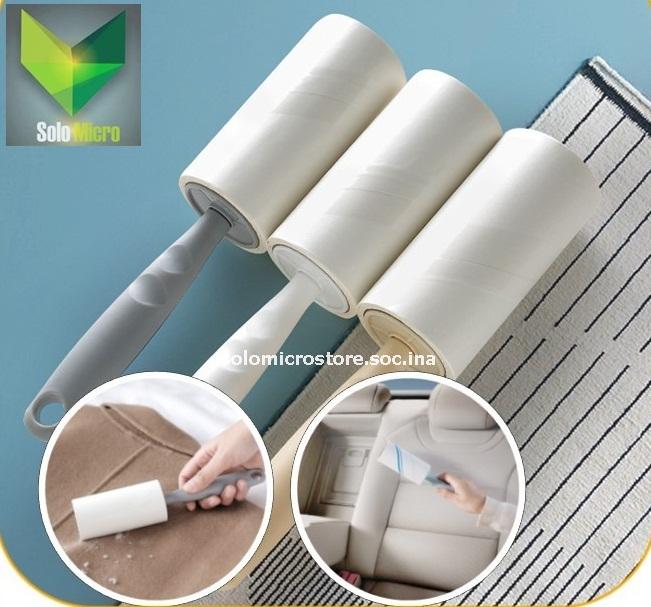 DOS Sticky Roll Pembersih Bulu Debu Pakaian Bulu Hewan Kucing Kotoran