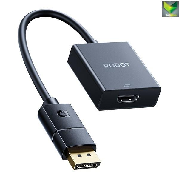 ROBOT Konverter Display Port To HDMI RHV50 DP TO HDMI Adapter 4K