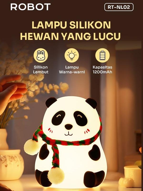 ROBOT RT-NL01 Rabbit / RT-NL02 Panda Lampu Malam Colorful Night Light