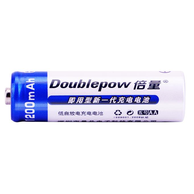 DOUBLEPOW Batu Baterai AA Rechargeable NiMH 1200mAh 1PCS