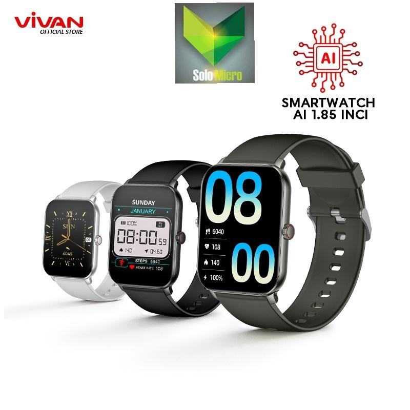 VIVAN Smart Watch Smartwatch Jam Tangan Pintar VWF18 Waterproof IP68 100+ Sports Mode Alexa AI