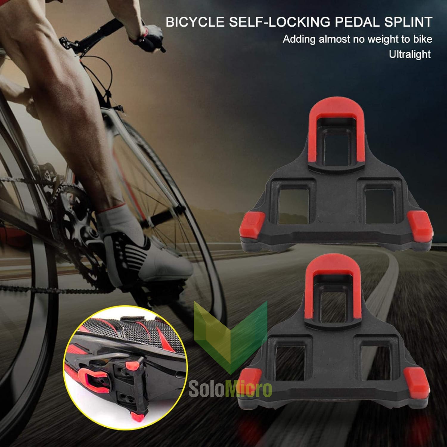 Micro Cleat Solo Micro - CLEAT Road Pedal Sepeda Self Locking for Shimano SM-SH11 ...