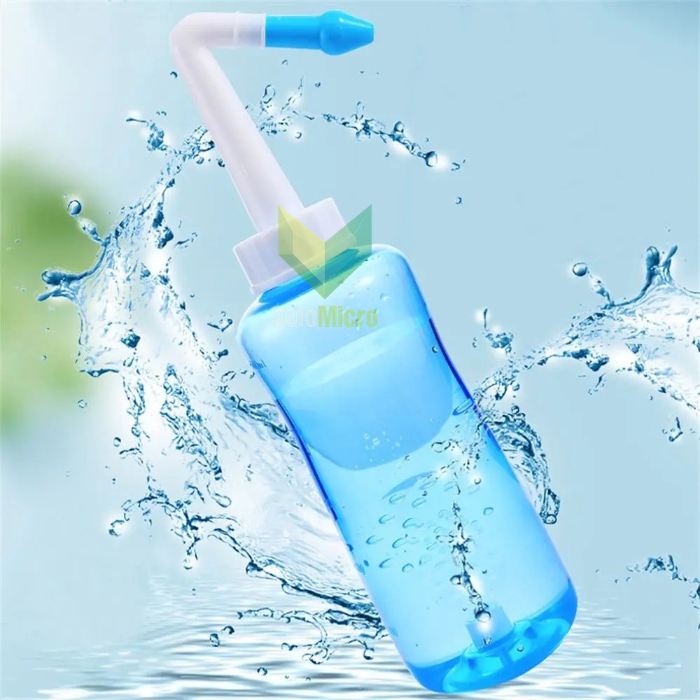 TaffOmicron Semprotan Nasal Hidung Irrigator Sinus Rinse Control Clean 500ml - Jn22 - Blue