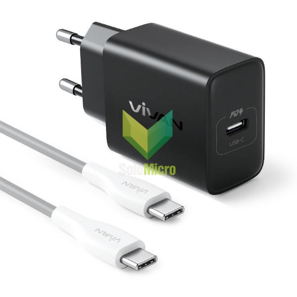 VIVAN Smartphone Charger Power C30S 30W USB-C - Grey