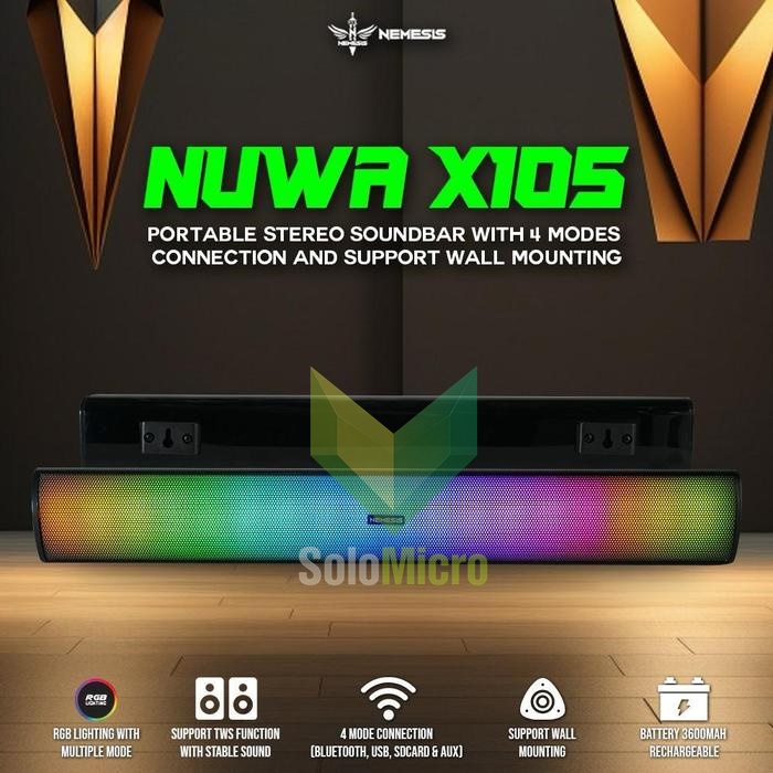 SPEAKER Nemesis Nuwa X105 4in1 connection wall mountable